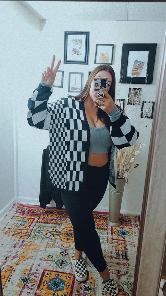 In My Checkered Era Cardigan