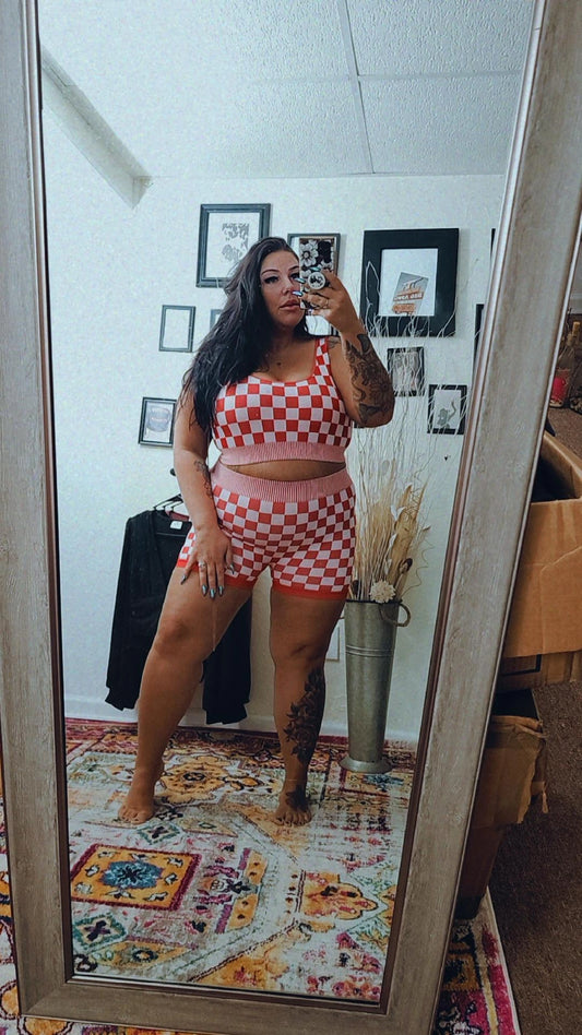 Checkered Seamless Set
