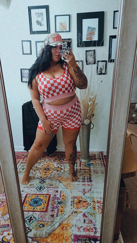 Checkered Seamless Set