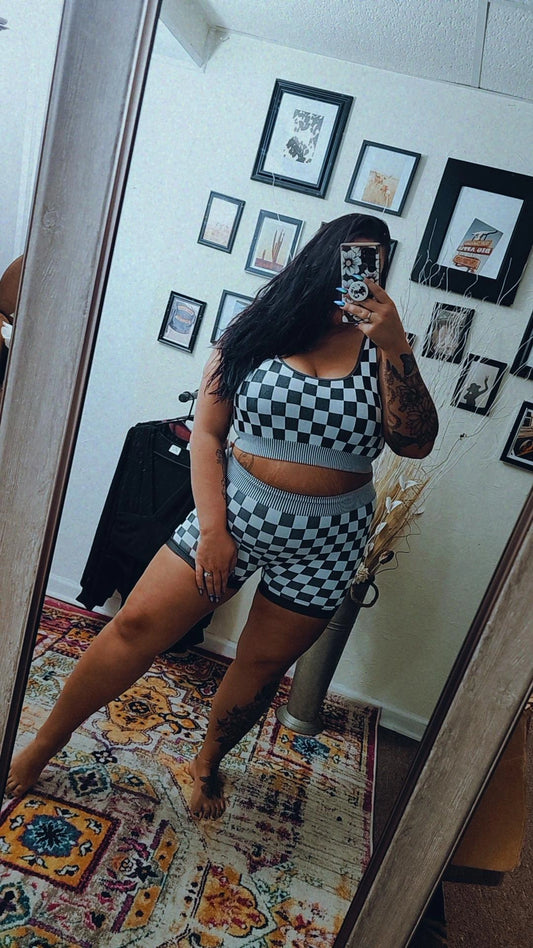 Checkered Seamless Set