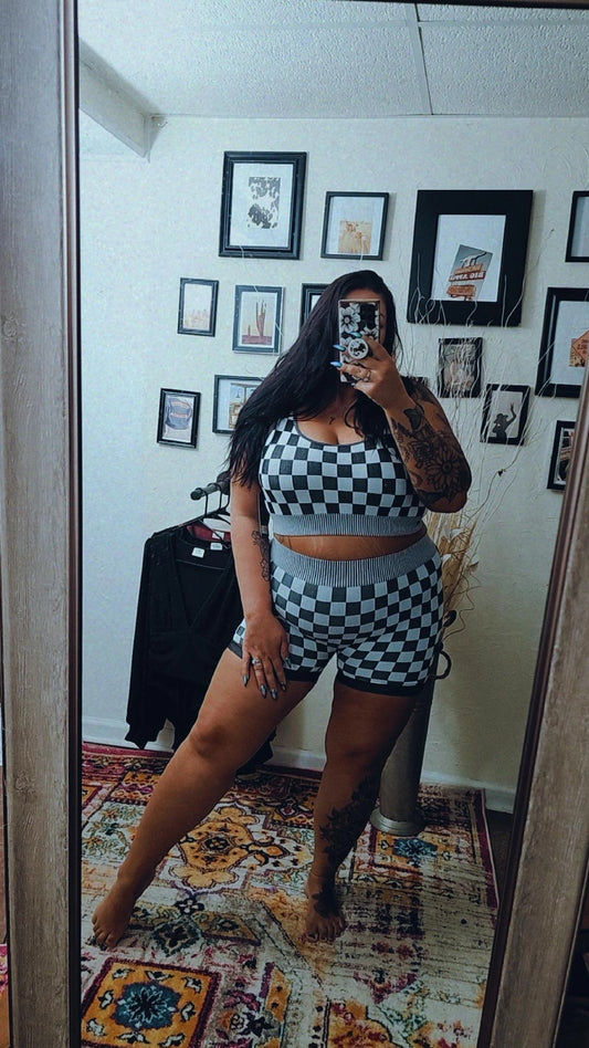 Checkered Seamless Set