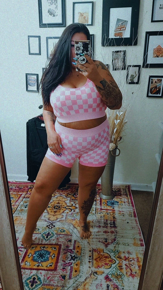 Checkered Seamless Set