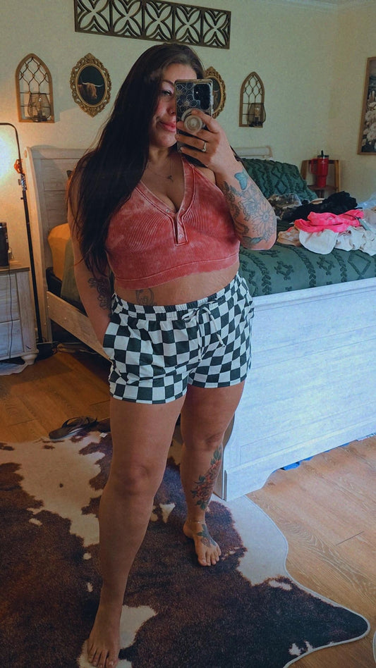 Checkered Shorts
