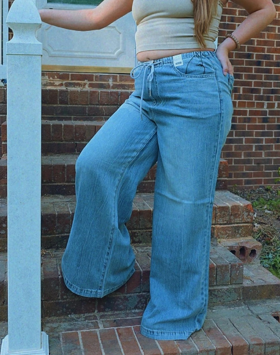 Hw Palazzo Featherweight w/ Drawcord