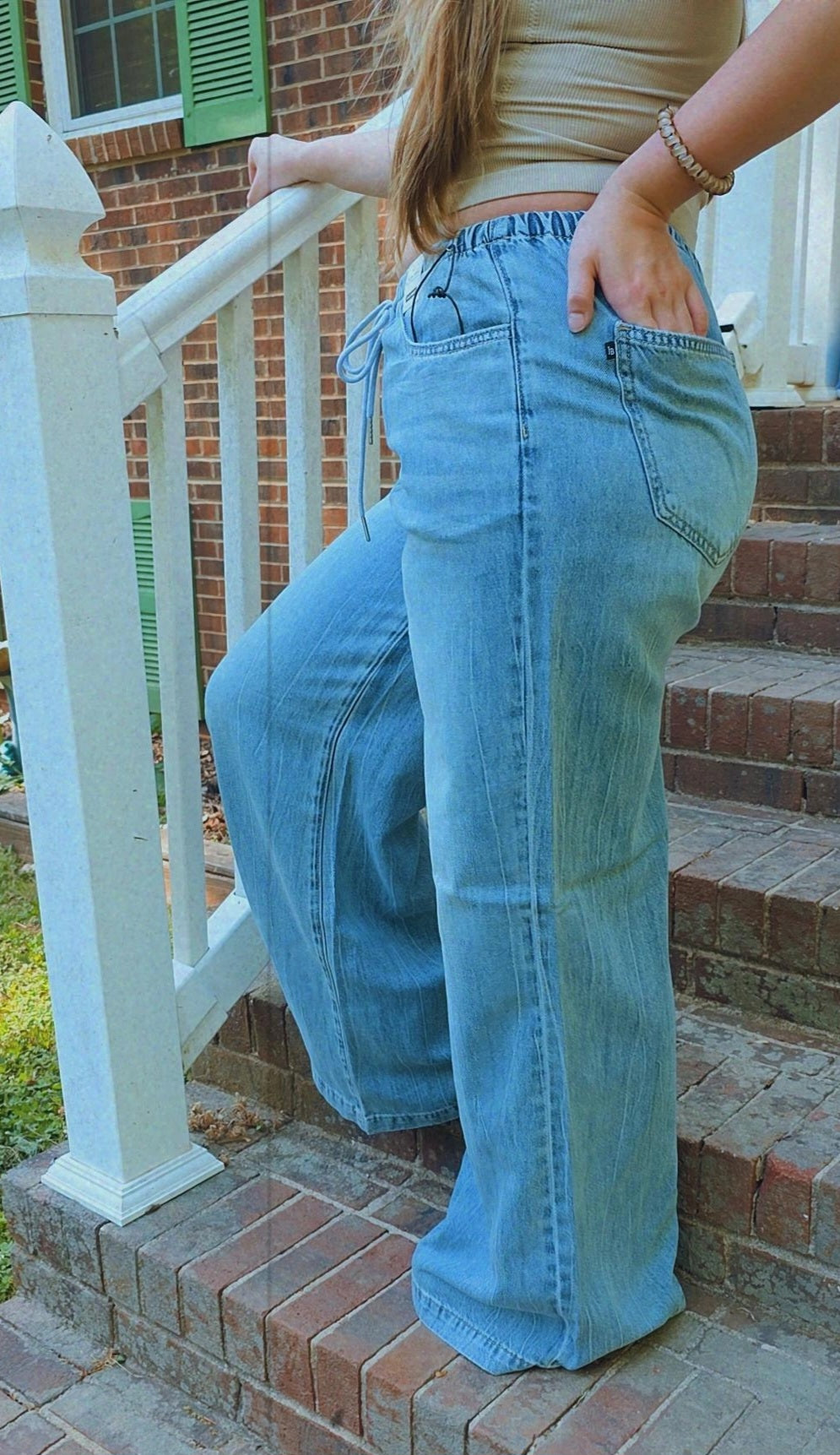 Hw Palazzo Featherweight w/ Drawcord
