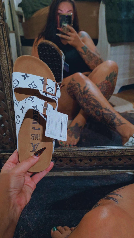 White Bougie Girl Sandal PLEASE READ DESCRIPTION CAREFULLY PREORDER ITEM