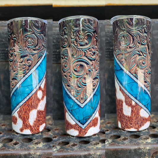 Western Skinny Tumbler