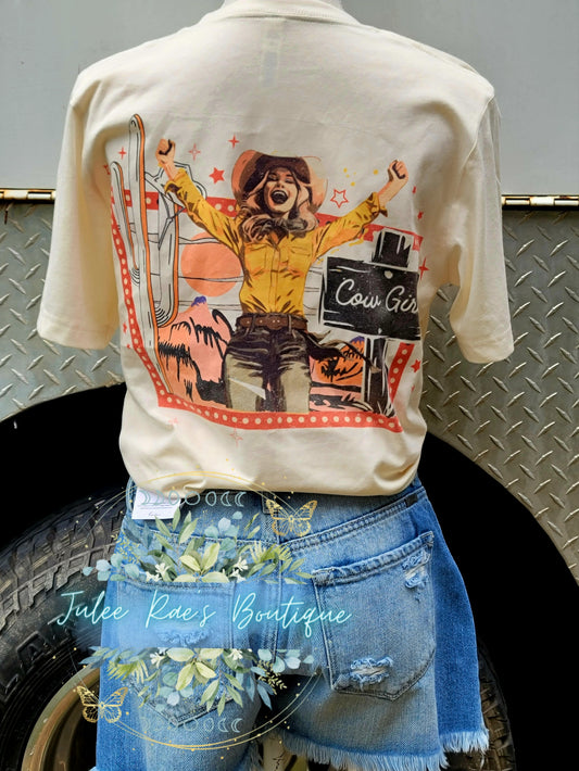 Cowgirl Western Graphic Tee