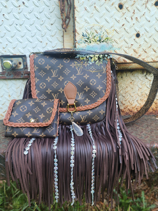 Western Fringe Handbags Set