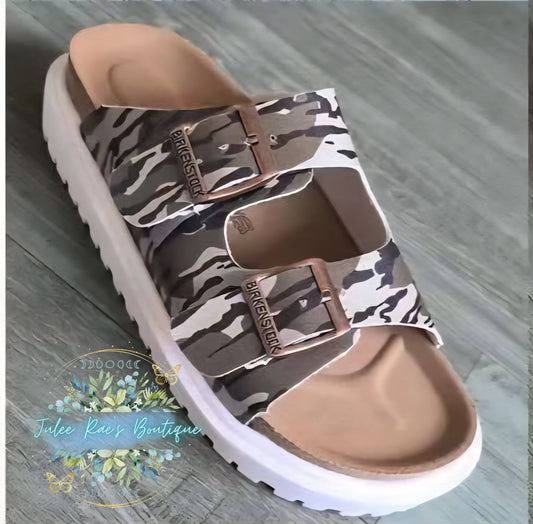 Camo Sandals Please Read Description Carefully
