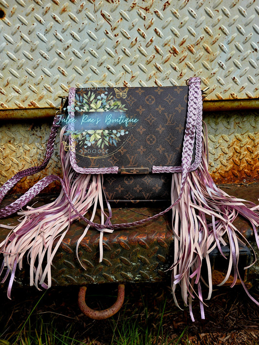 Western Pink Crossbody Bag