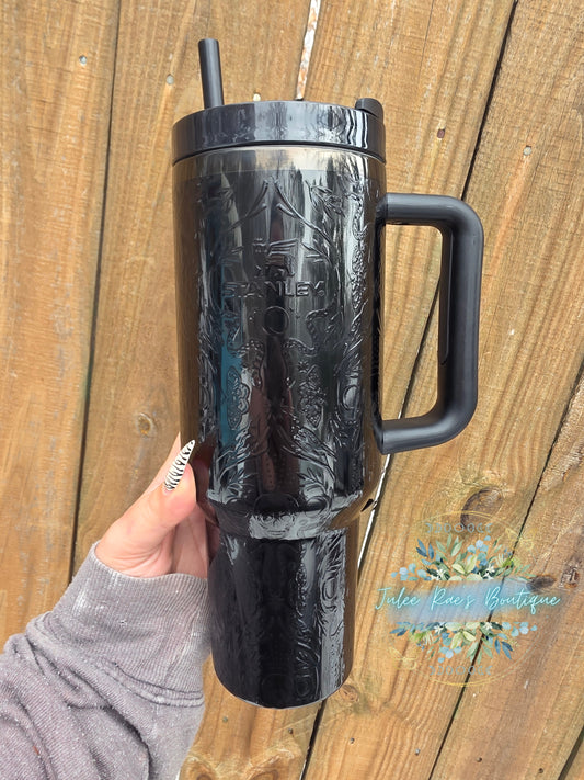 Retro Skull 40oz Tumbler