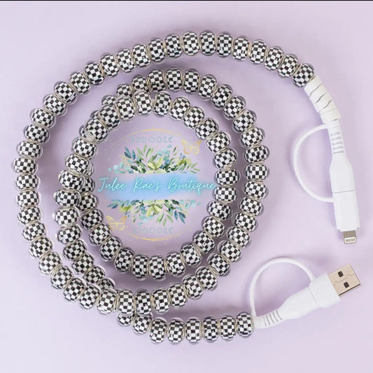 Checkered 4 in 1 Phone Charger
