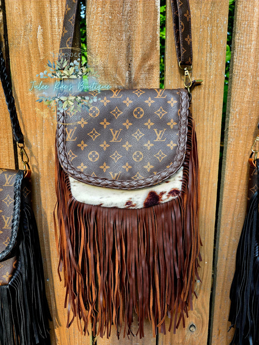 Western Cowprint Handbag