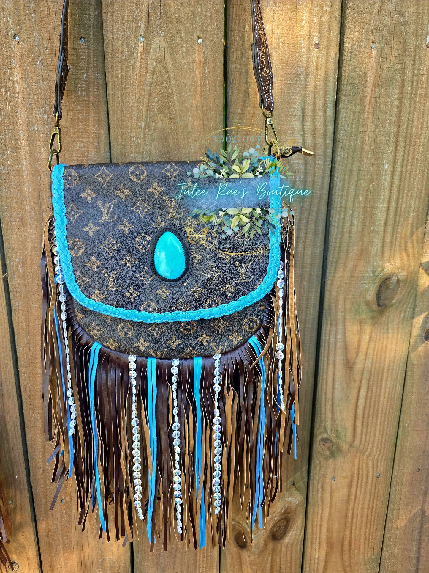 Turquoise Fringe Handbag PREORDER ITEMS PLEASE READ DESCRIPTION CAREFULLY