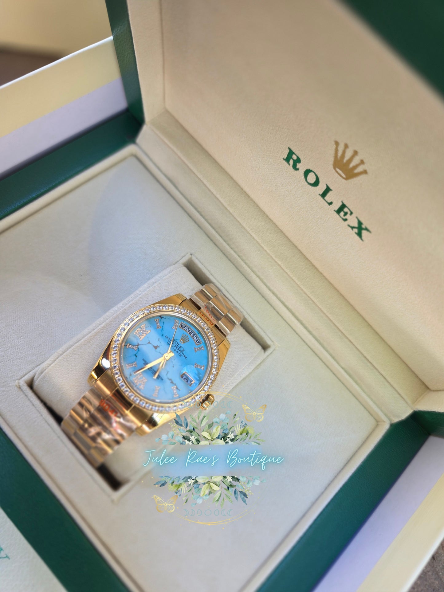 Turquoise Gold Watch PREORDER ITEMS PLEASE READ DESCRIPTION CAREFULLY