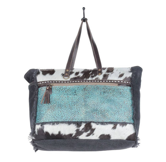 Western Turquoise Weekender Duffel Bag