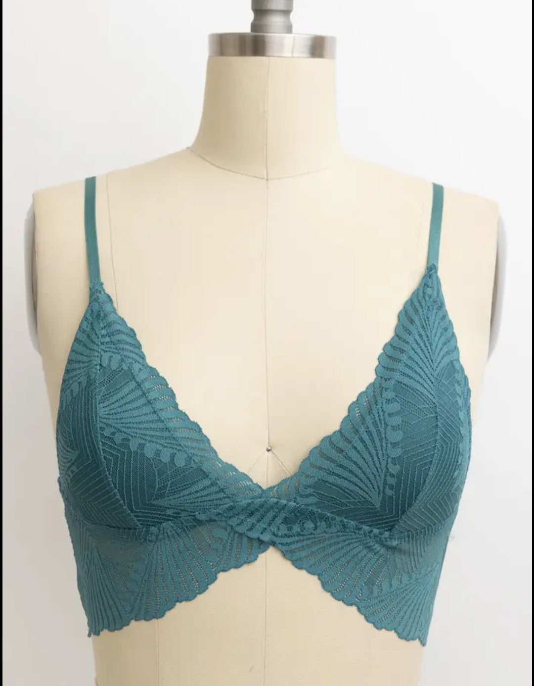 Butterfly Scallop Lace Bralette