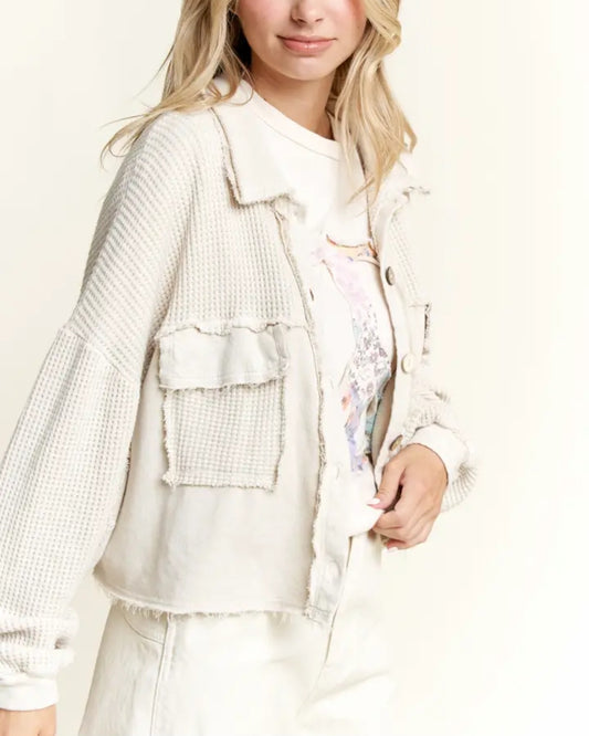 Chelsie Crop Flannel