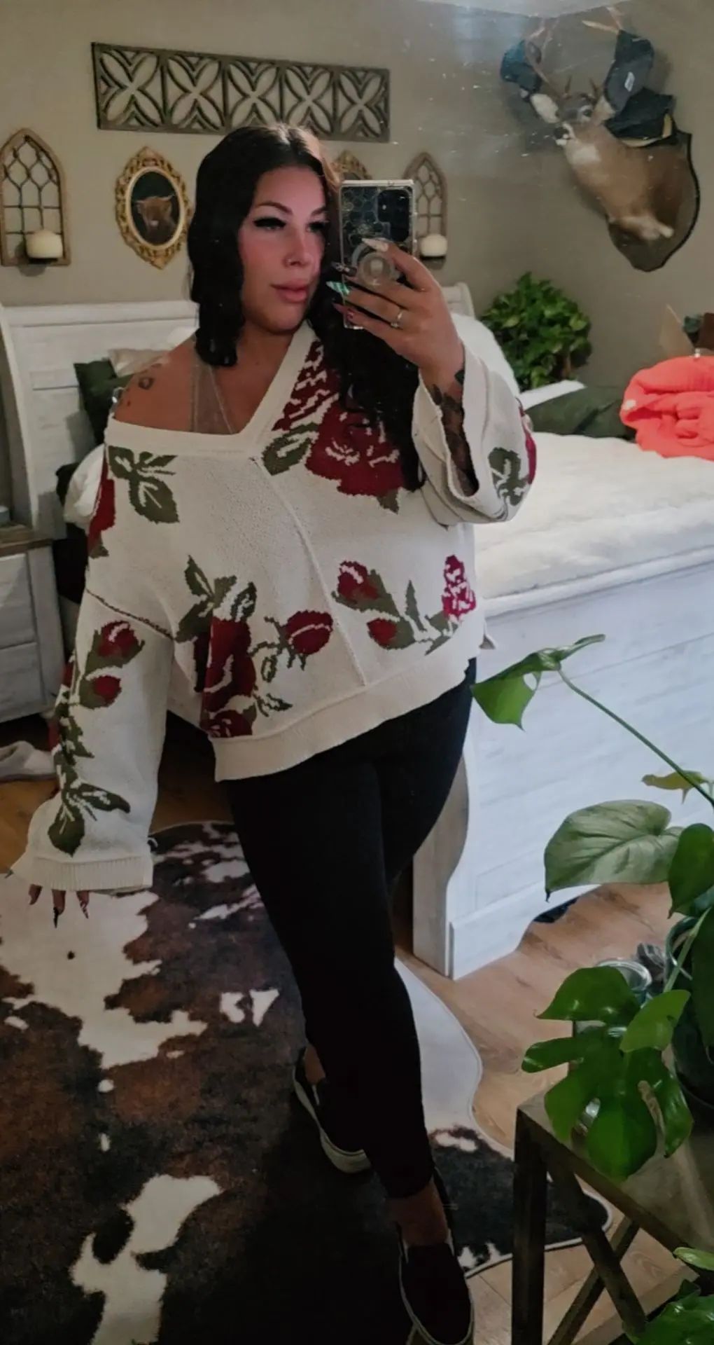 She's A Rose Sweater