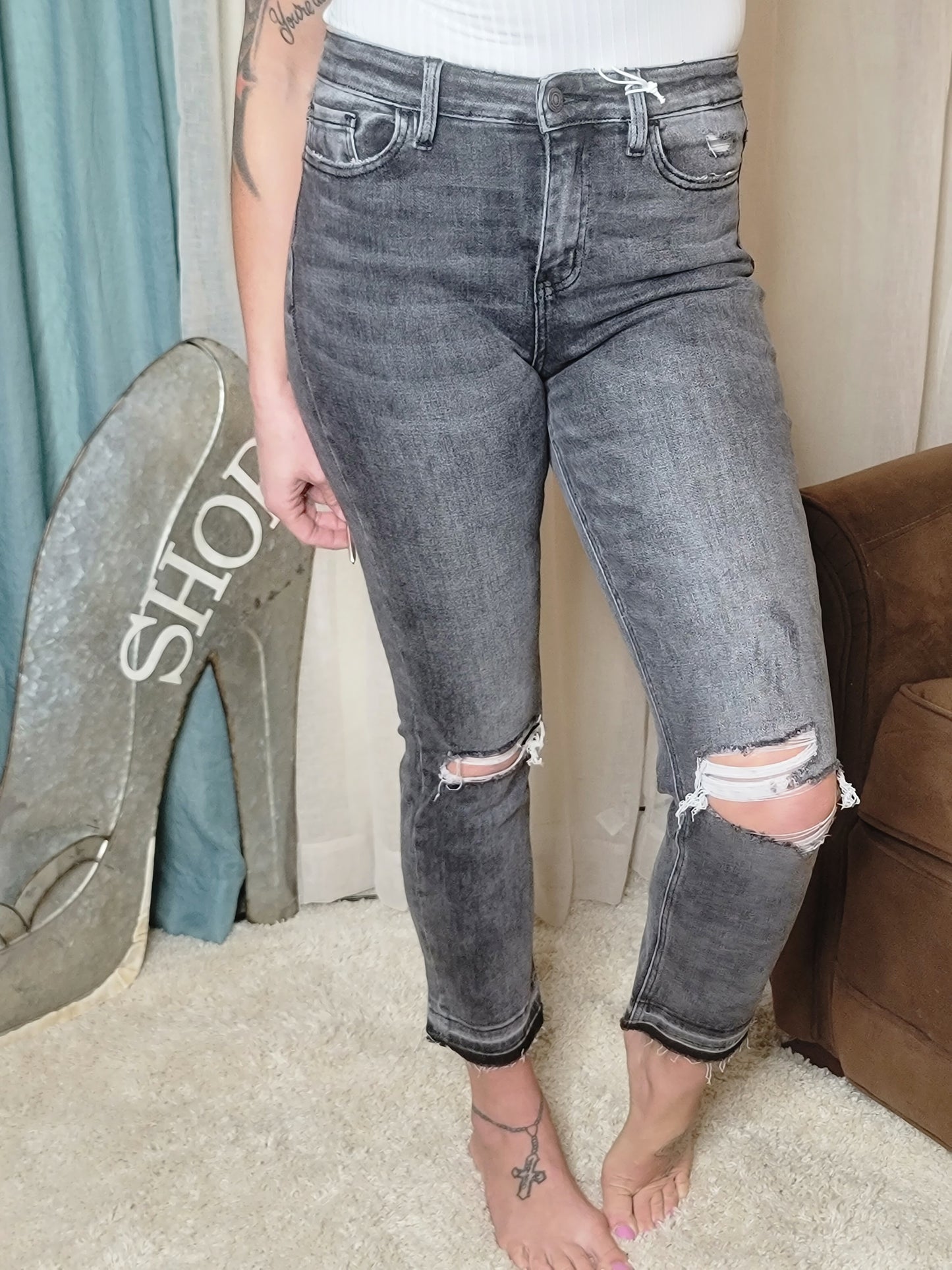 Jeanne High Rise Straight