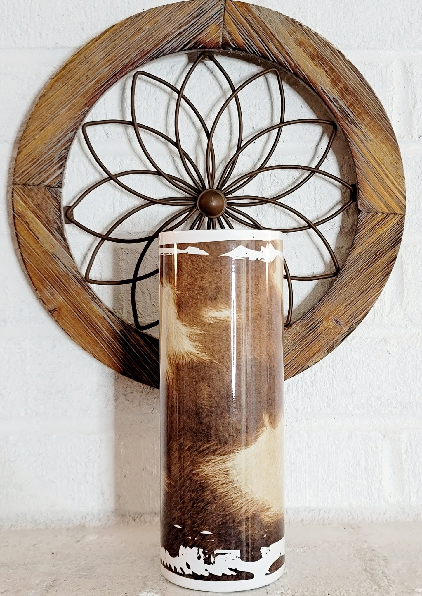 Cowhide Skinny Tumbler