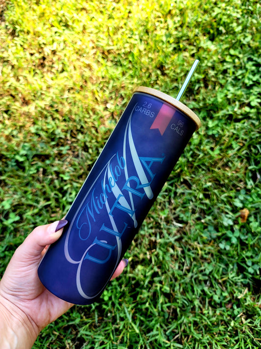 Beer Frosted Glass Tumbler