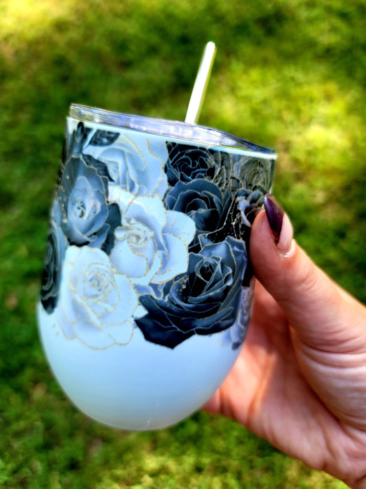 Rose Wine Tumbler