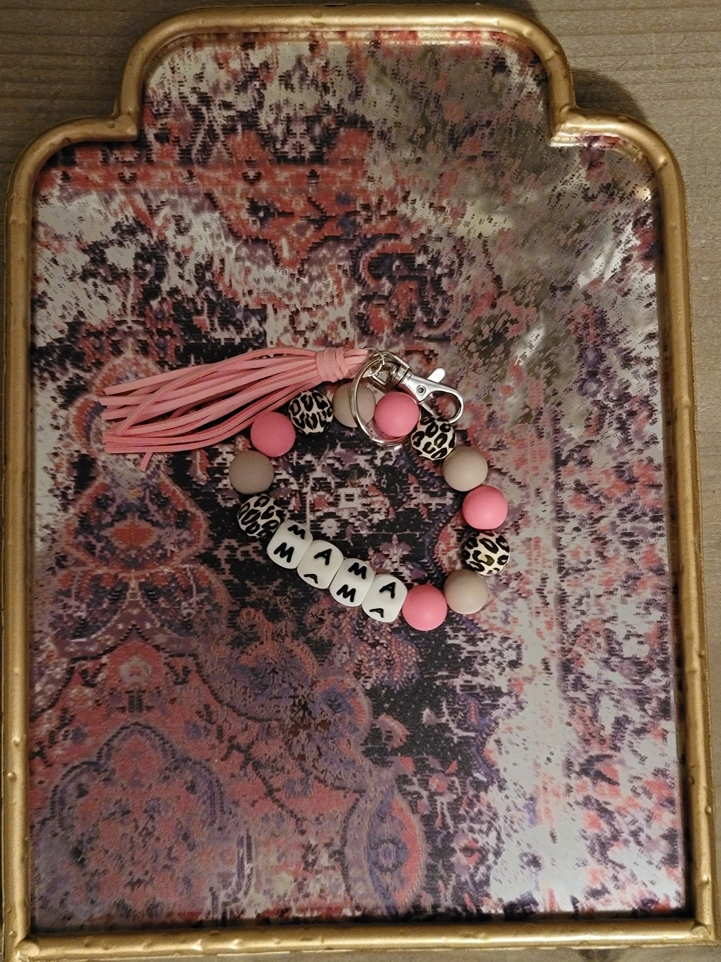 Pink Mama Keychain