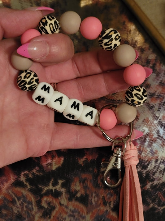 Pink Mama Keychain
