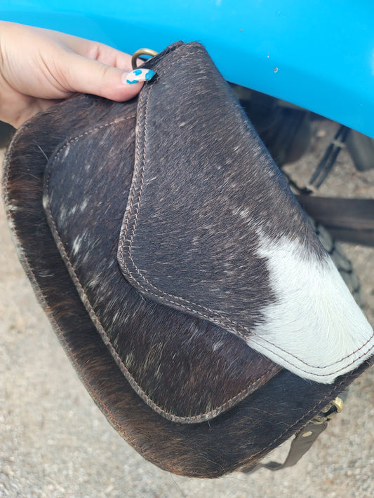 Cowhide Crossbody Bag