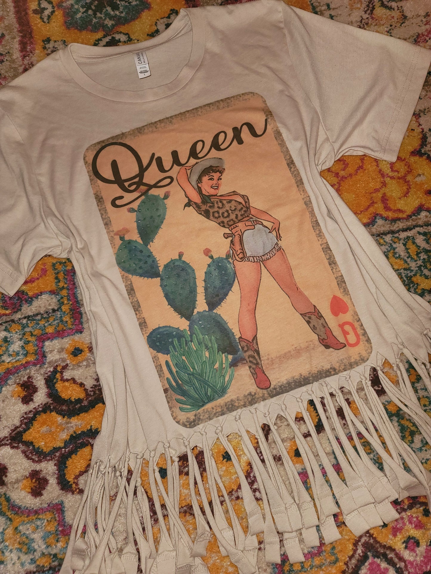 Queen Fringe Tee