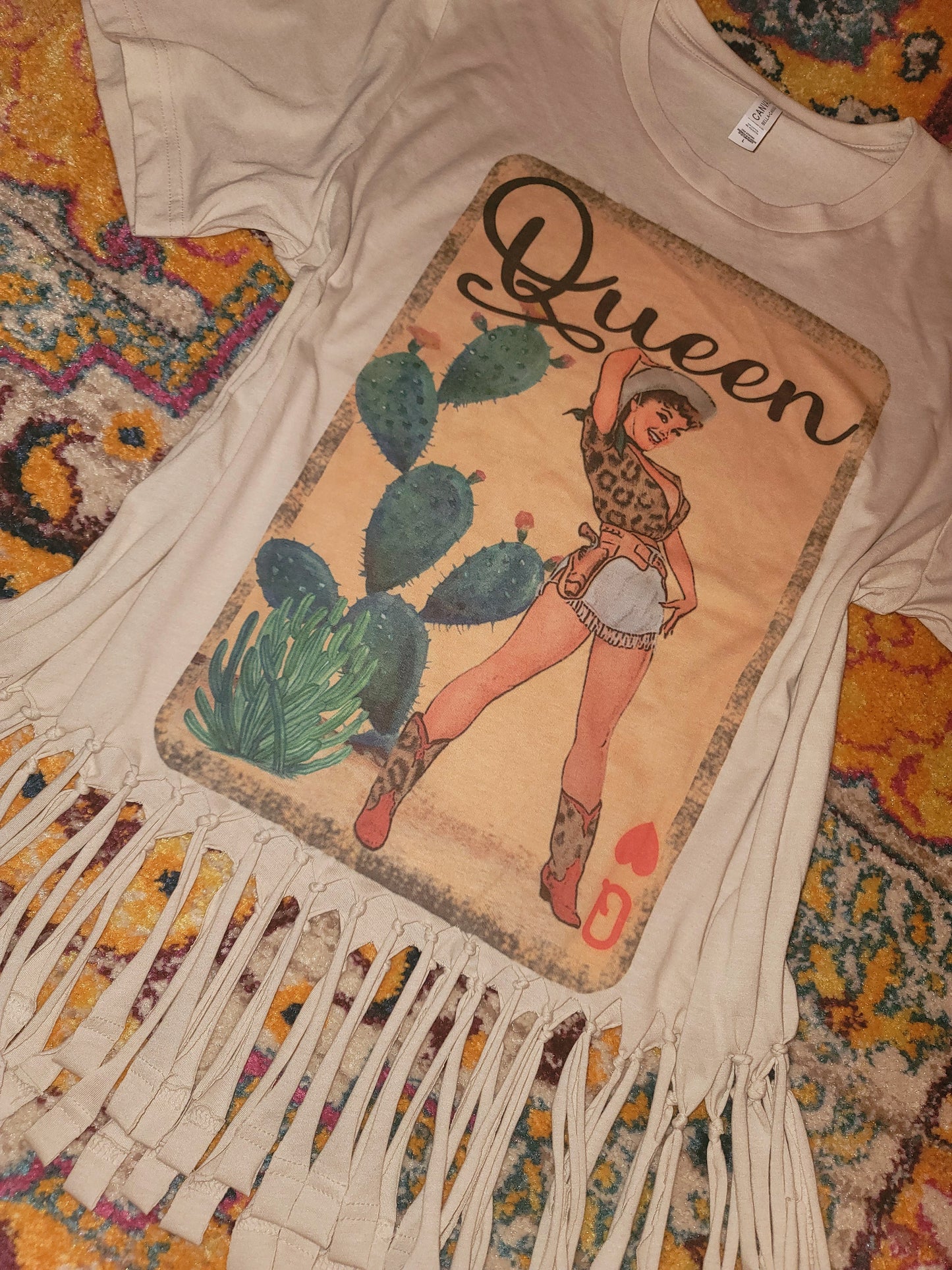 Queen Fringe Tee