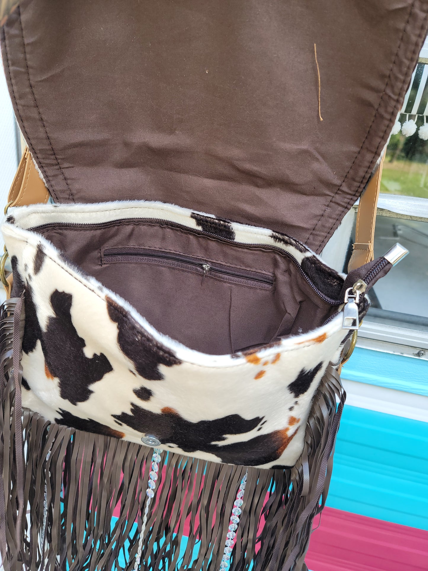 Wildlife Fringe Handbag