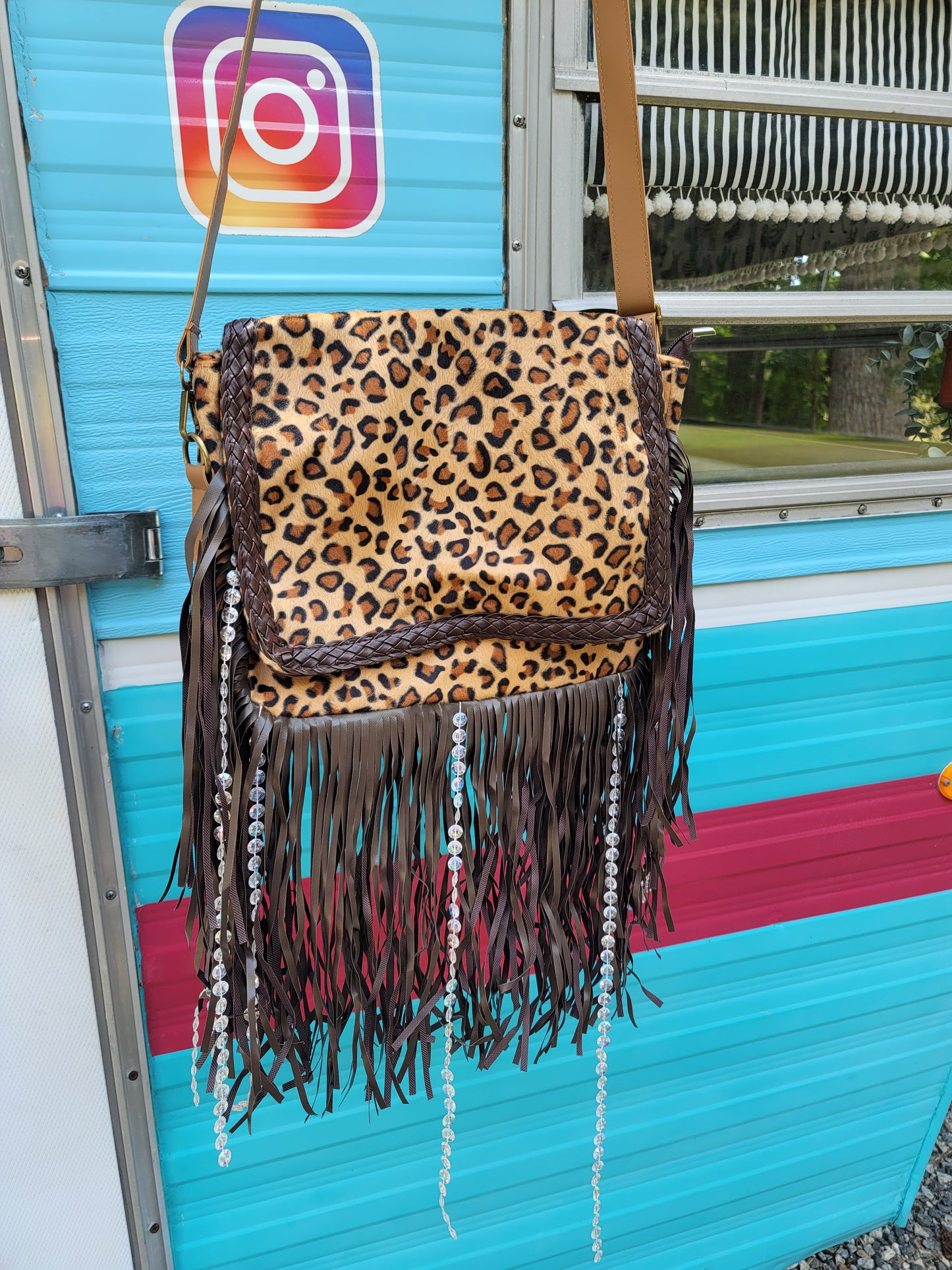 Wildlife Fringe Handbag