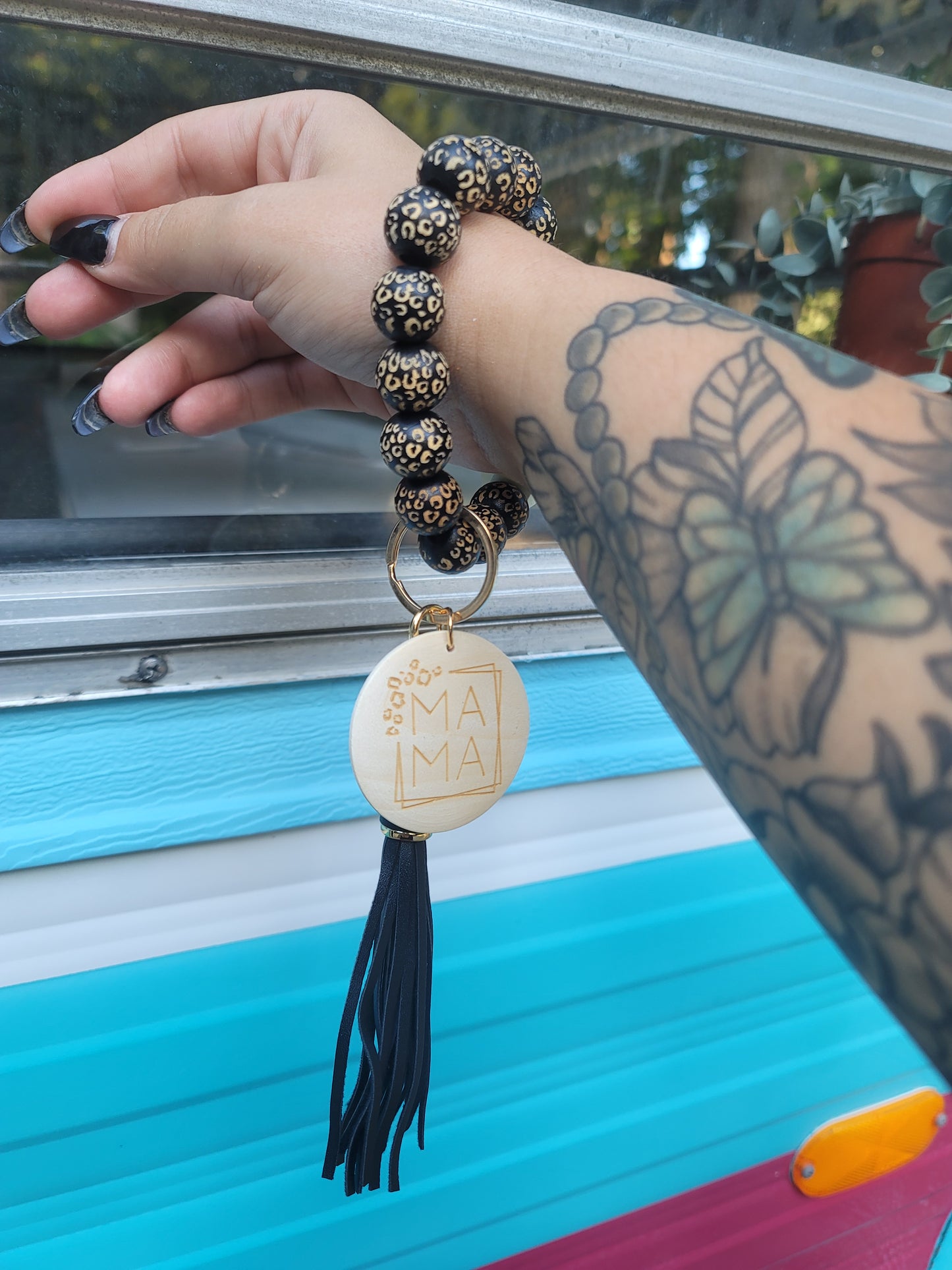 MAMA Keychain Wristlet