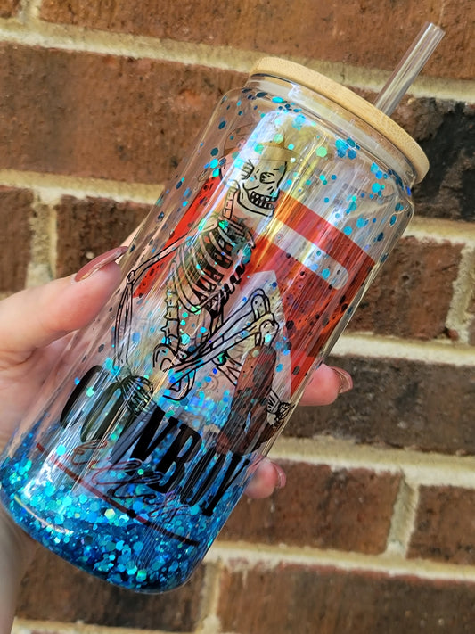 Cowboy Killer Snow Globe Tumbler