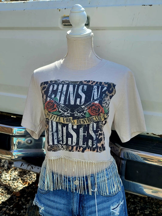 Gun N Roses Rhinestone Tee