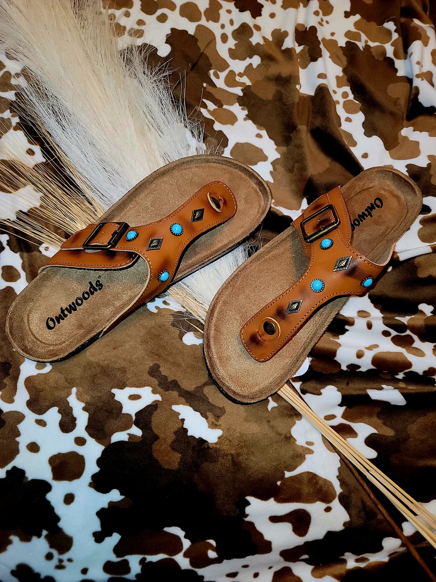 Western Turquoise Sandal