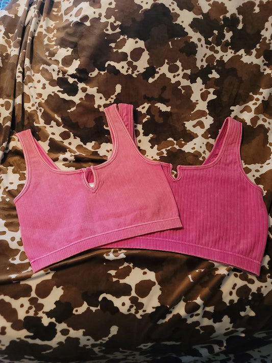 Hot Pink Crop Top