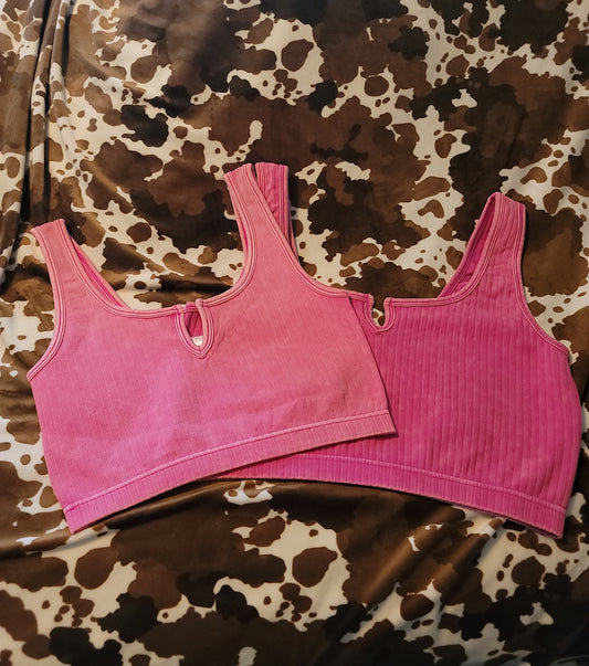 Hot Pink Crop Top