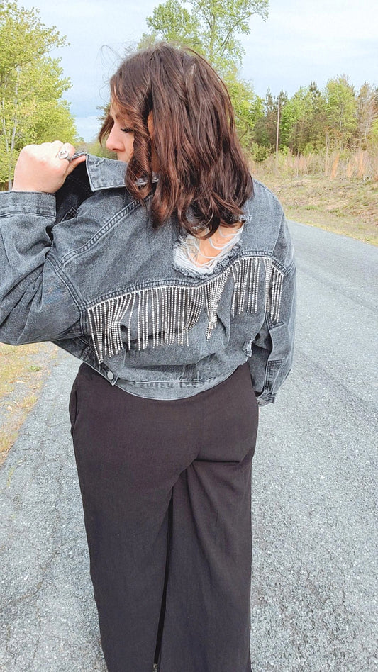 Diamond Queen Denim Jacket