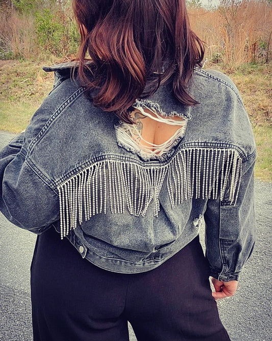 Diamond Queen Denim Jacket