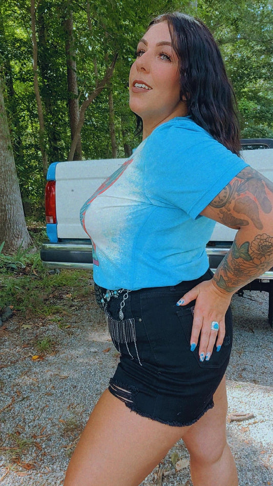 Rhinestone Star Shorts