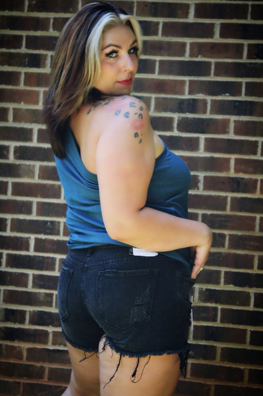 Mandy's Basic Teal Top