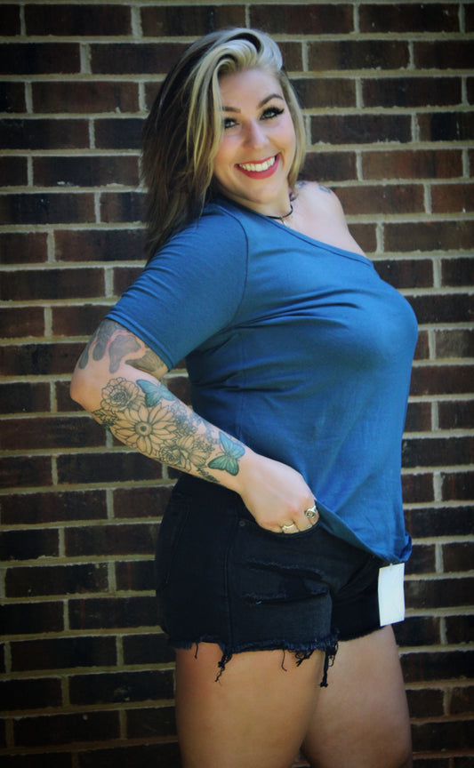 Mandy's Basic Teal Top