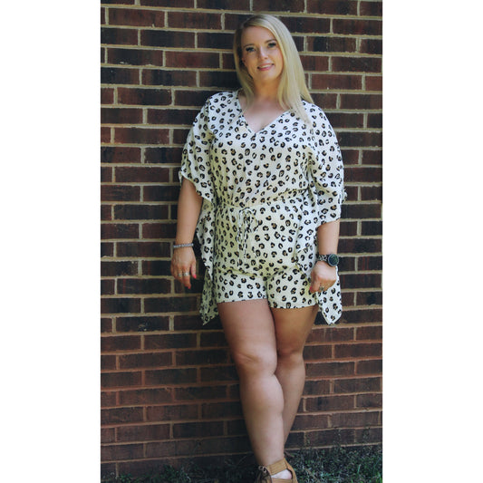Cheetah Getaway Romper