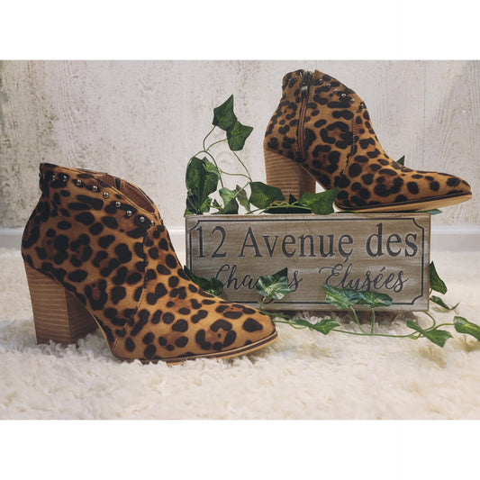 All Cheetah Booties