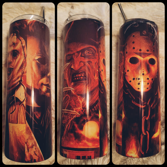 Horror Skinny Tumbler