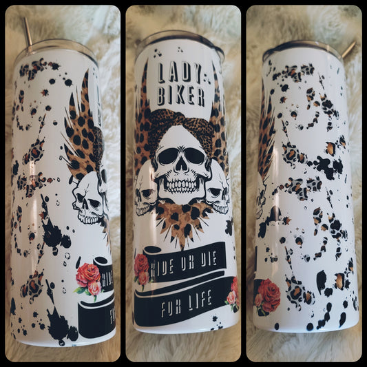 Lady Biker Skinny Tumber